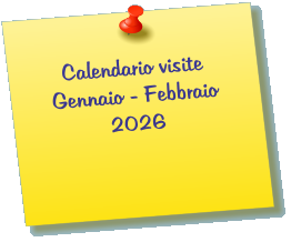 Calendario visite Gennaio - Febbraio 2026
